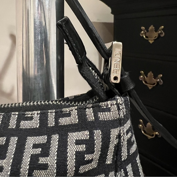 Vintage Fendi Zucca Shoulder Bag - Picture 2 of 11